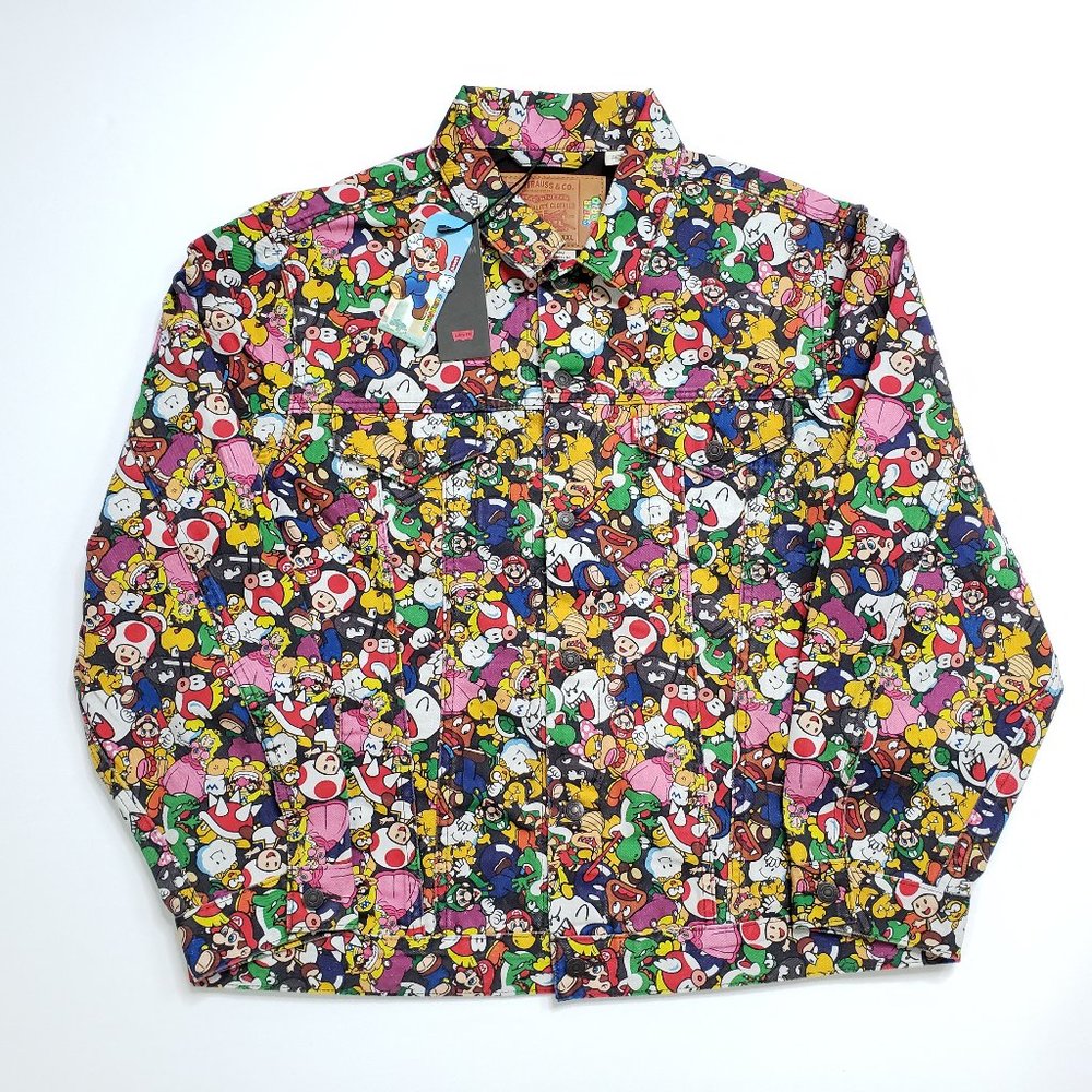Levi's x Super Mario Vintage Fit Trucker Jacket - Picture 1 of 12